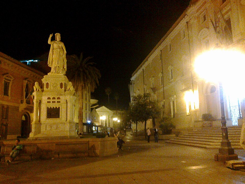 Pavimentazione medievale della piazza
